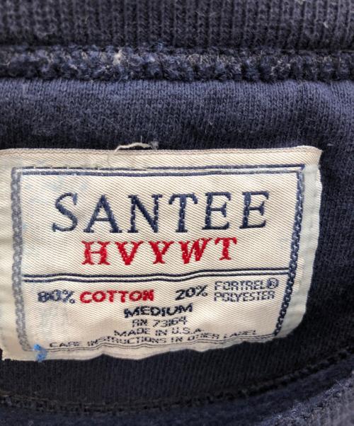 SANTEE HVYWT（サンティー）SANTEE HVYWT (サンティー) 90sラグランスウェット ネイビー サイズ:Mの古着・服飾アイテム