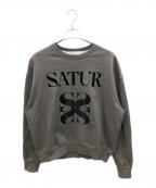 SATURセター）の古着「スウェット」｜ブラウン