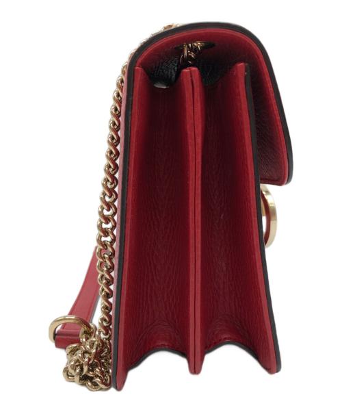 GUCCI（グッチ）GUCCI (グッチ) スモール ダラー カーフスキン インターロッキングG レッドの古着・服飾アイテム