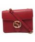 GUCCI（グッチ）の古着「スモール ダラー カーフスキン インターロッキングG」｜レッド