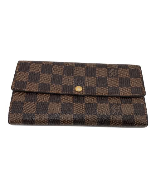 LOUIS VUITTON（ルイ ヴィトン）LOUIS VUITTON (ルイ ヴィトン) ポルトフォイユ・サラ ブラウンの古着・服飾アイテム