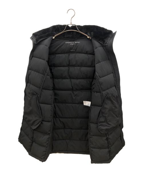 ANDREW MARC（アンデュリューマーク）ANDREW MARC (アンデュリューマーク) 中綿コート　コストコ ブラック サイズ:Lの古着・服飾アイテム