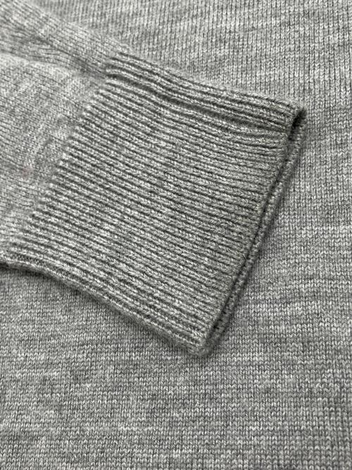 POLO RALPH LAUREN（ポロ・ラルフローレン）POLO RALPH LAUREN (ポロ・ラルフローレン) 薄手ニット　メリノウール グレー サイズ:Ｍの古着・服飾アイテム