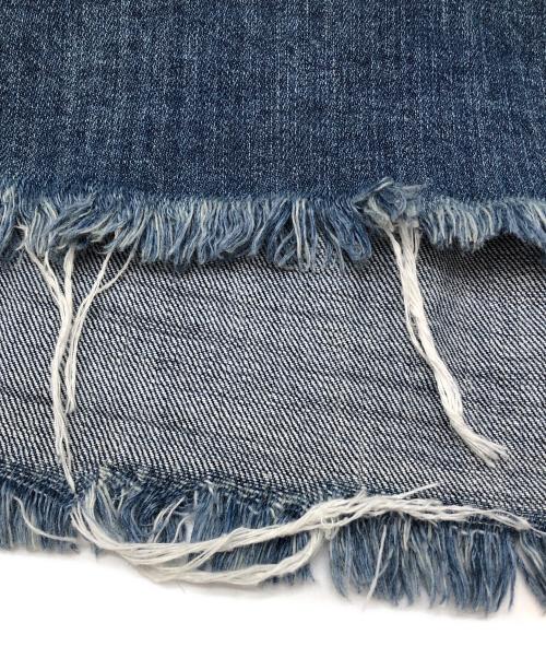 Chloe（クロエ）Chloe (クロエ) デニムフリンジブラウス スカイブルー サイズ:36の古着・服飾アイテム