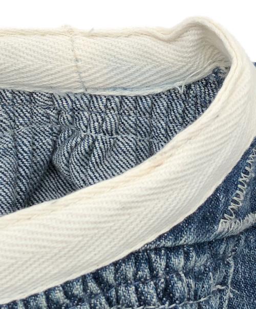 Chloe（クロエ）Chloe (クロエ) デニムフリンジブラウス スカイブルー サイズ:36の古着・服飾アイテム