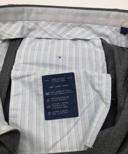 INCOTEX（インコテックス）INCOTEX (インコテックス) ウールパンツ グレー サイズ:48の古着・服飾アイテム