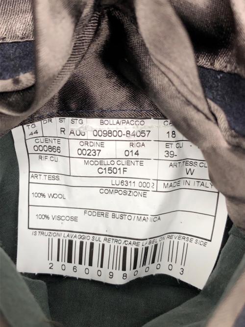 BOGLIOLI（ボリオリ）BOGLIOLI (ボリオリ) ウールコート ネイビー サイズ:44の古着・服飾アイテム