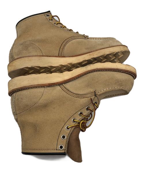 RED WING（レッドウィング）RED WING (レッドウィング) 6inch CLASSIC MOC TOE ベージュ サイズ:25cmの古着・服飾アイテム