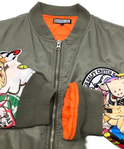 GALFY（ガルフィー）GALFY (ガルフィー) MA-1ジャケット オリーブ サイズ:3Ⅼの古着・服飾アイテム