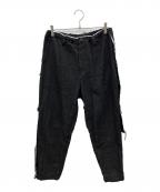 Y'sワイズ）の古着「デニムパンツ」｜ブラック
