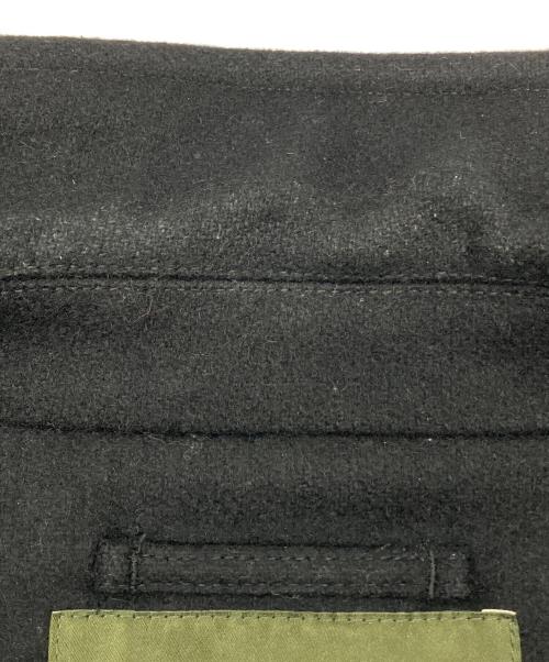 Eddie Bauer（エディーバウアー）Eddie Bauer (エディーバウアー) 00s Pコート 緑タグ 古着 ブラック サイズ:Lの古着・服飾アイテム