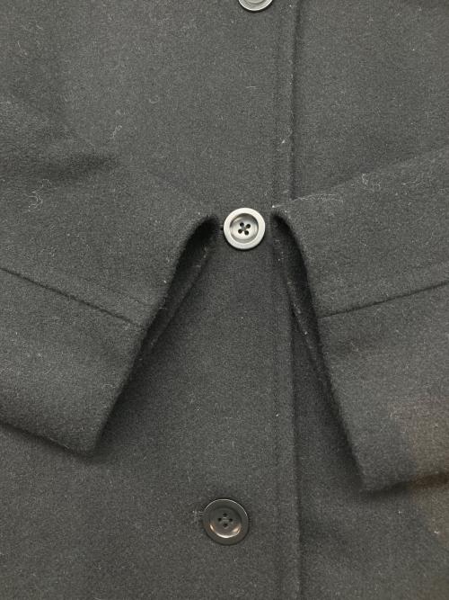 Eddie Bauer（エディーバウアー）Eddie Bauer (エディーバウアー) 90sウールフーデッドコート　緑タグ　古着 ブラック サイズ:Ｍの古着・服飾アイテム