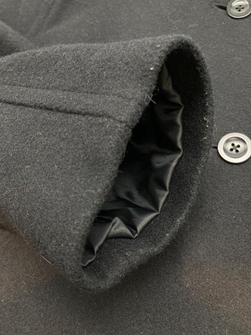 Eddie Bauer（エディーバウアー）Eddie Bauer (エディーバウアー) 90sウールフーデッドコート　緑タグ　古着 ブラック サイズ:Ｍの古着・服飾アイテム