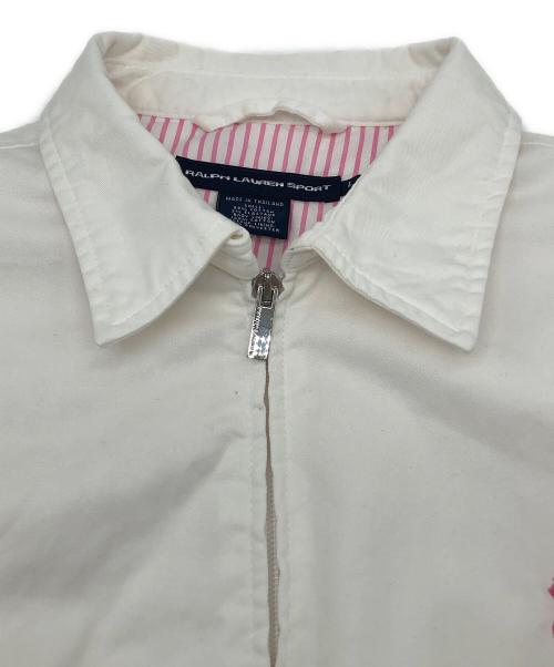 RALPH LAUREN SPORT（ラルフローレン スポーツ）RALPH LAUREN SPORT (ラルフローレン スポーツ) スイングトップ　古着 ホワイト サイズ:Lの古着・服飾アイテム