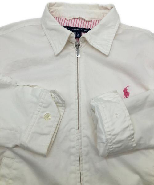 RALPH LAUREN SPORT（ラルフローレン スポーツ）RALPH LAUREN SPORT (ラルフローレン スポーツ) スイングトップ　古着 ホワイト サイズ:Lの古着・服飾アイテム