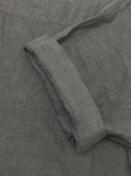 ARMEN（アーメン）ARMEN (アーメン) 半袖ワンピース　リネン100% ブラックの古着・服飾アイテム