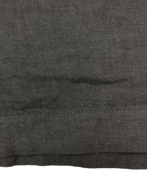 ARMEN（アーメン）ARMEN (アーメン) 半袖ワンピース　リネン100% ブラックの古着・服飾アイテム