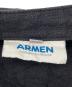 中古・古着 ARMEN (アーメン) 半袖ワンピース　リネン100% ブラック：5000円