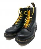 Dr.Martensドクターマーチン）の古着「8ホールブーツ」｜ブラック×グリーン