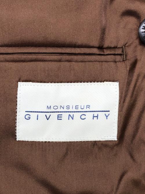 GIVENCHY（ジバンシィ）GIVENCHY (ジバンシィ) ダブルジャケット ブラウン サイズ:Ｍの古着・服飾アイテム