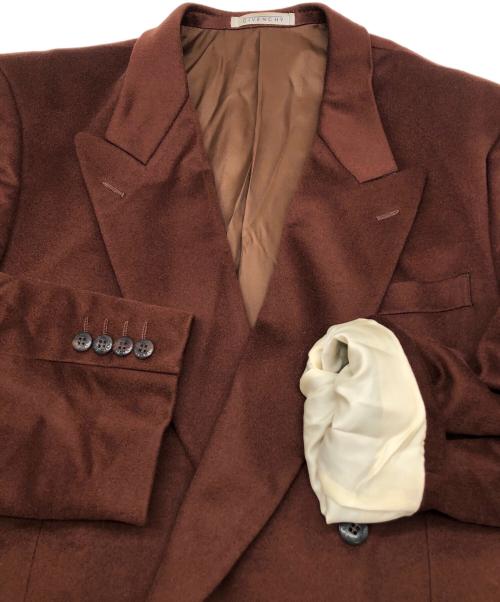 GIVENCHY（ジバンシィ）GIVENCHY (ジバンシィ) ダブルジャケット ブラウン サイズ:Ｍの古着・服飾アイテム