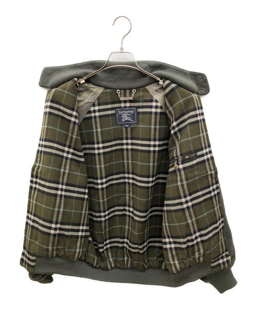 Burberry's（バーバリー）Burberry's (バーバリーズ) ウールスイングトップ カーキ サイズ:Lの古着・服飾アイテム