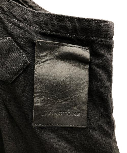 LIVINGTONE（リヴィントーン）LIVINGTONE (リヴィントーン) オーバーオール ブラック サイズ:34の古着・服飾アイテム