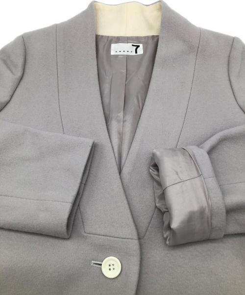 soeur7（スール）soeur7 (スール) ウールコート グレー サイズ:9号の古着・服飾アイテム