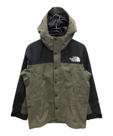 THE NORTH FACE（ザ ノース フェイス）の古着「マウンテンライトジャケット　GORE-TEX」｜カーキ×ブラック
