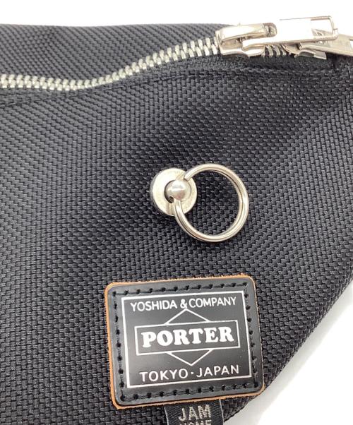 PORTER（ポーター）PORTER (ポーター) JAM HOME MADE　ウエストバッグ ブラックの古着・服飾アイテム