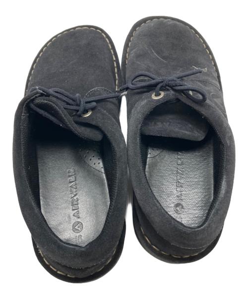 AIR WALK（エアウォーク）AIR WALK (エアウォーク) スウェードスニーカー ブラック サイズ:27.5の古着・服飾アイテム