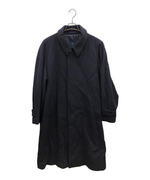 SUKIPIO（スキピオ）SUKIPIO (スキピオ) カシミヤ混ウールコート ネイビー サイズ:Lの古着・服飾アイテム