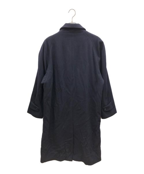 SUKIPIO（スキピオ）SUKIPIO (スキピオ) カシミヤ混ウールコート ネイビー サイズ:Lの古着・服飾アイテム