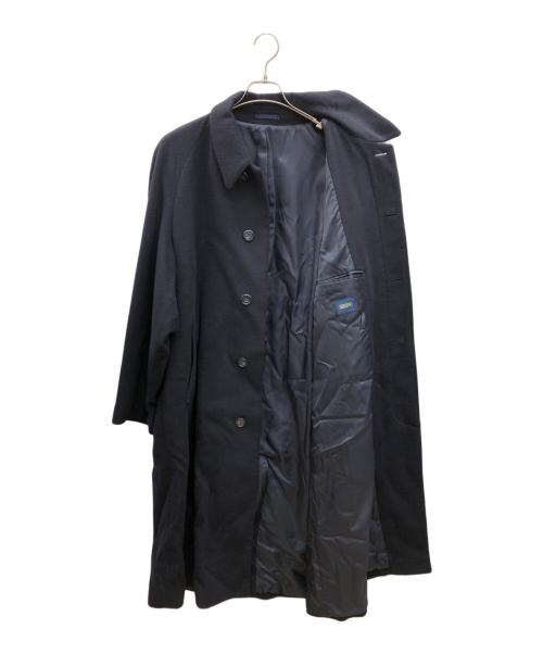 SUKIPIO（スキピオ）SUKIPIO (スキピオ) カシミヤ混ウールコート ネイビー サイズ:Lの古着・服飾アイテム
