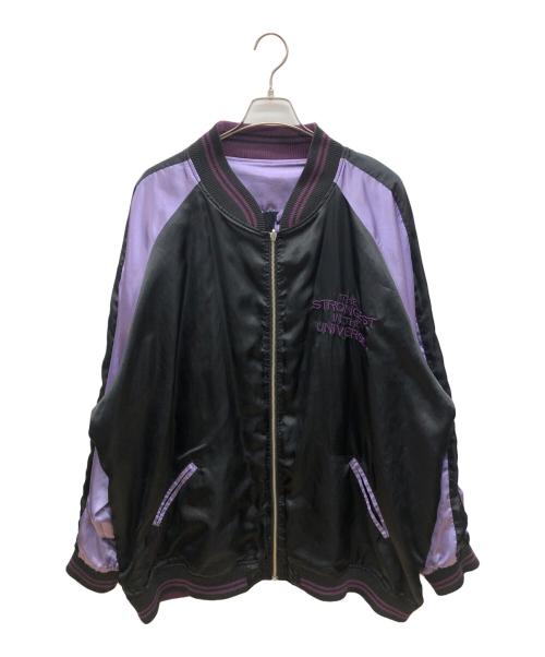 絡繰魂（カラクリタマシイ）絡繰魂 (カラクリタマシイ) ドラゴンボールZ (ドラゴンボールゼット) フリーザ リバーシブルスカジャン パープル×ブラック サイズ:6Lの古着・服飾アイテム