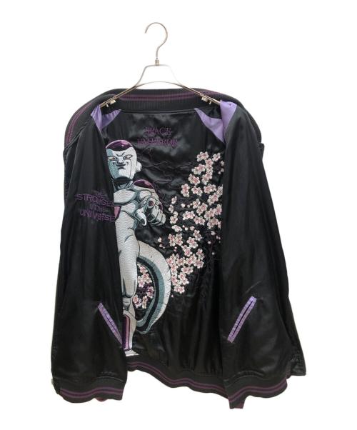 絡繰魂（カラクリタマシイ）絡繰魂 (カラクリタマシイ) ドラゴンボールZ (ドラゴンボールゼット) フリーザ リバーシブルスカジャン パープル×ブラック サイズ:6Lの古着・服飾アイテム