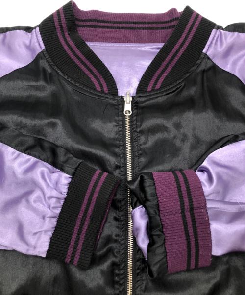 絡繰魂（カラクリタマシイ）絡繰魂 (カラクリタマシイ) ドラゴンボールZ (ドラゴンボールゼット) フリーザ リバーシブルスカジャン パープル×ブラック サイズ:6Lの古着・服飾アイテム