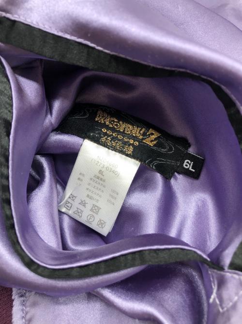 絡繰魂（カラクリタマシイ）絡繰魂 (カラクリタマシイ) ドラゴンボールZ (ドラゴンボールゼット) フリーザ リバーシブルスカジャン パープル×ブラック サイズ:6Lの古着・服飾アイテム