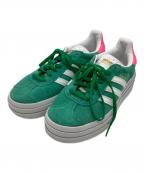 adidasアディダス）の古着「Originals Gazelle Bold "Green/Footwear White/Lucid Pink"」｜グリーン×ホワイト