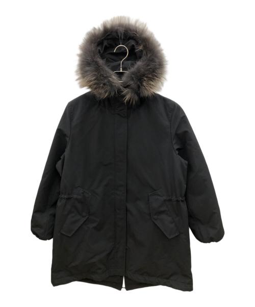 23区（ニジュウサンク）23区 (ニジュウサンク) ダウンコート ブラック サイズ:44の古着・服飾アイテム
