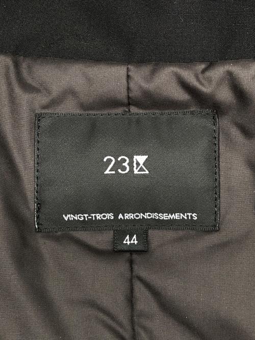 23区（ニジュウサンク）23区 (ニジュウサンク) ダウンコート ブラック サイズ:44の古着・服飾アイテム