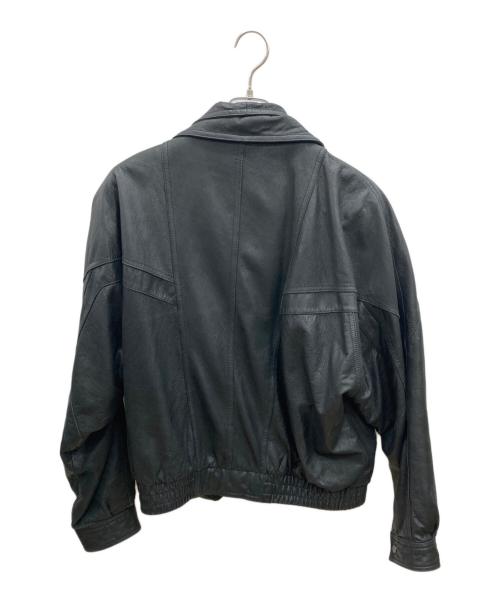 Fluid（フルイド）FLUID (フルイド) レザージャケット ブラック サイズ:XLの古着・服飾アイテム