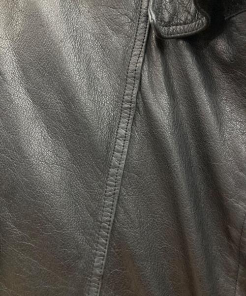 Fluid（フルイド）FLUID (フルイド) レザージャケット ブラック サイズ:XLの古着・服飾アイテム