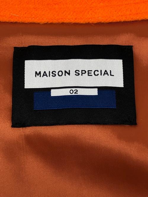 MAISON SPECIAL（メゾンスペシャル）MAISON SPECIAL (メゾンスペシャル) ジップジャケット オレンジ サイズ:Ｍの古着・服飾アイテム