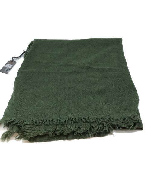 private 0204（プライベート0204）private 0204 (プライベート0204) カシミヤストール グリーンの古着・服飾アイテム