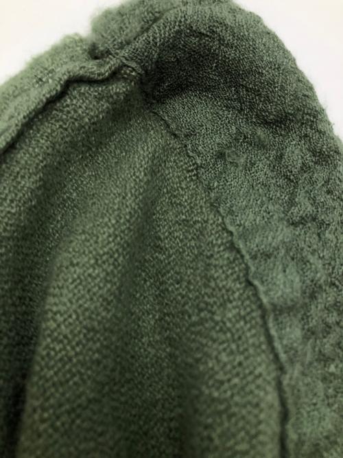 private 0204（プライベート0204）private 0204 (プライベート0204) カシミヤストール グリーンの古着・服飾アイテム