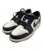 NIKEナイキ）の古着「GS Air Jordan 1 Retro Low OG "Mocha"」｜ブラック×ホワイト×グレー