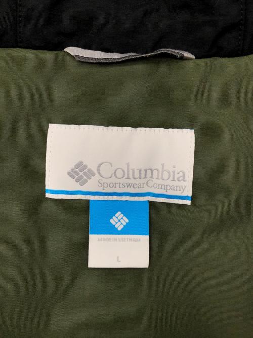 Columbia（コロンビア）Columbia (コロンビア) ラビリンスキャニオンジャケット ブラック×グリーン サイズ:Lの古着・服飾アイテム