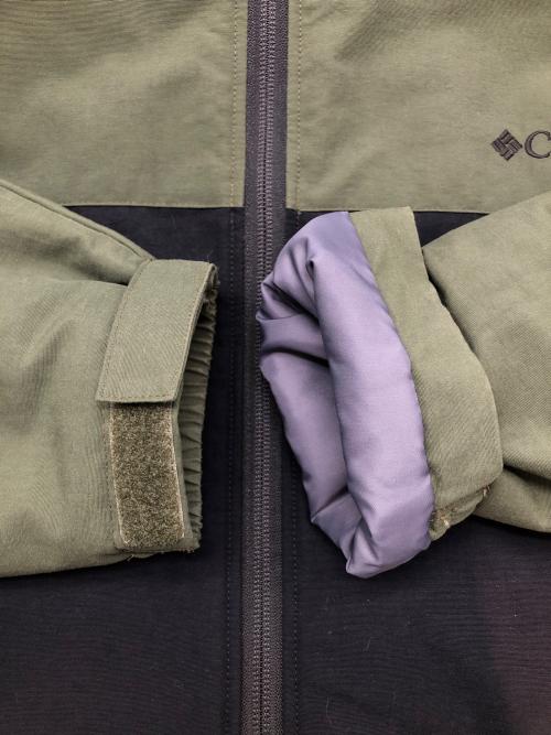 Columbia（コロンビア）Columbia (コロンビア) ラビリンスキャニオンジャケット ブラック×グリーン サイズ:Lの古着・服飾アイテム