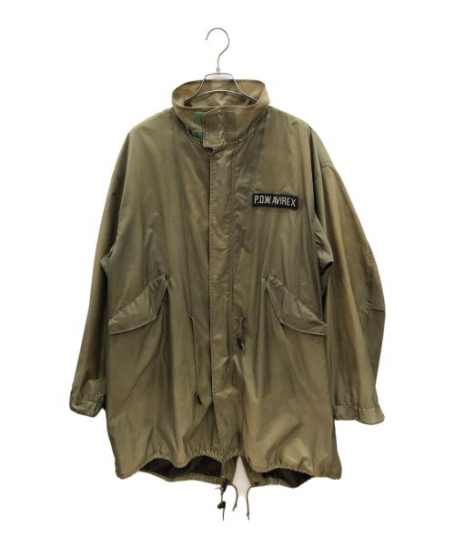 AVIREX（アヴィレックス）AVIREX (アヴィレックス) モッズコート カーキ サイズ:Lの古着・服飾アイテム